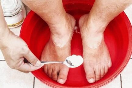 Tratamiento del hongo en el pulgar de la pierna